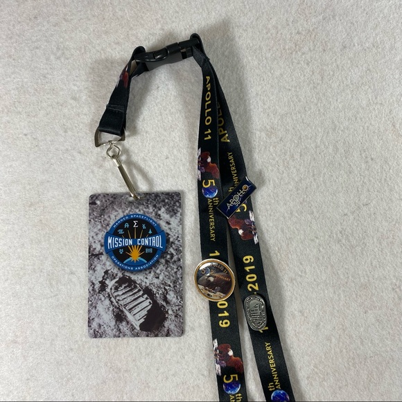 NASA Mission Control Apollo 11 Pins 50th Anniversary with 3 pins from 1969-20… - Picture 9 of 10